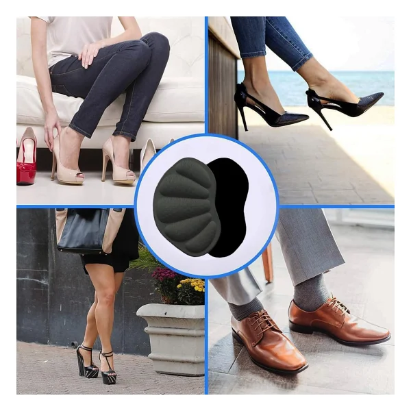 SP01 - Yapışkanlı Midye Bilek Koruma Topuk Vurma Önleyici Ve Ayakkabı Daraltma Yumuşak Sünger Ped (L-XL) - Görsel 6