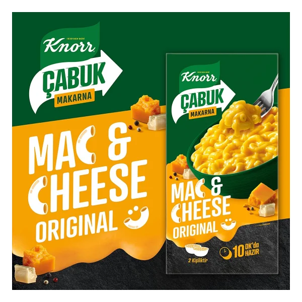 Knorr Mac and Chesee Peynirli Makarna 212 gr - Görsel 4