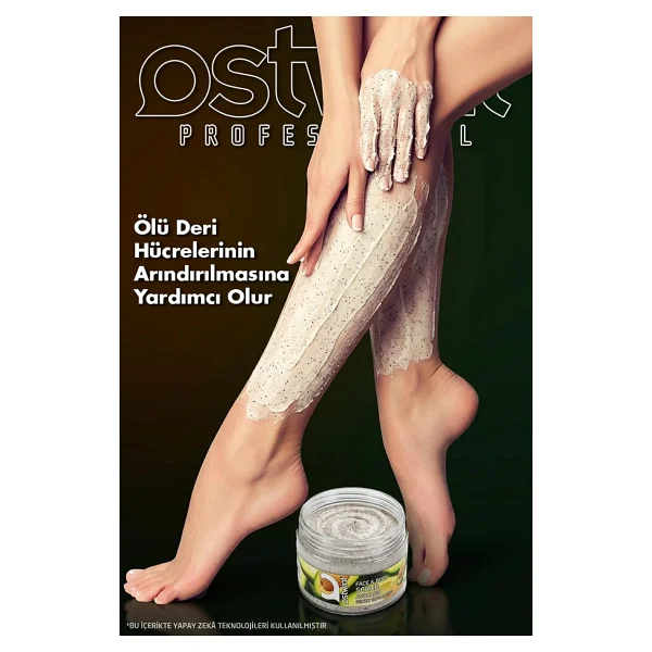 Ostwint Yüz ve Vücut Scrub Peeling Jel Avokado 300 ml - Görsel 3