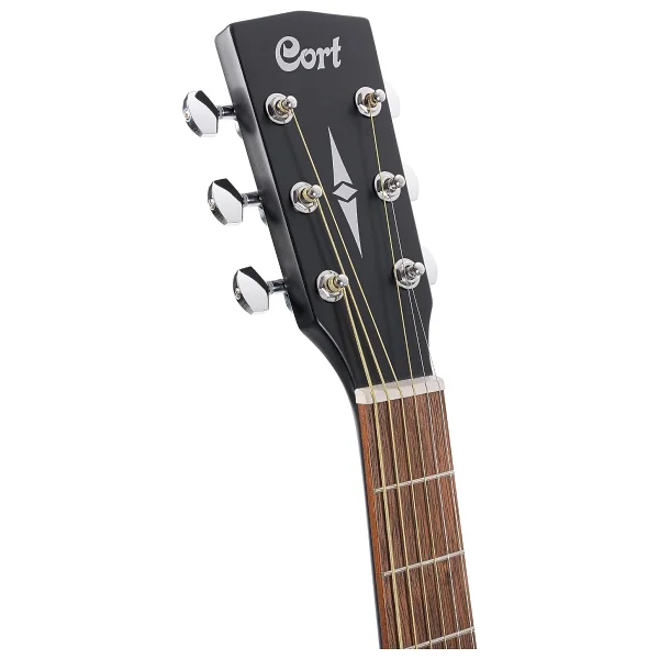 Cort AD810 BKS Satin Black 6 Telli Akustik Gitar - Görsel 6