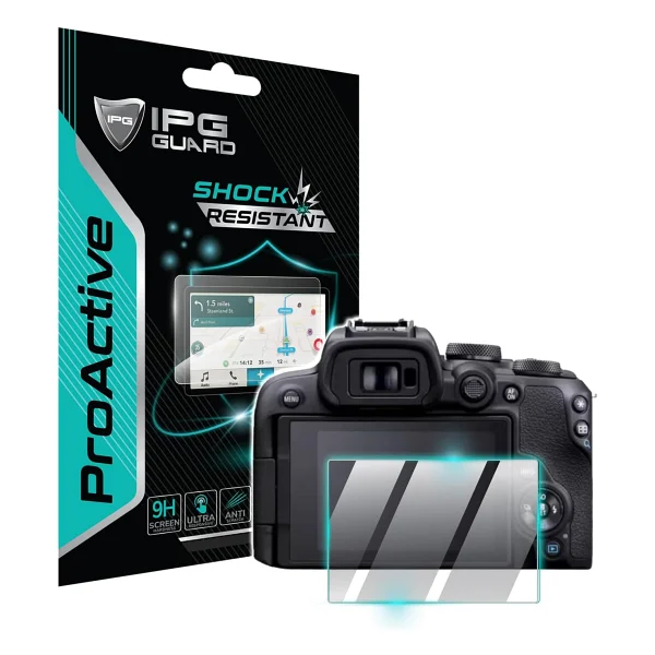 IPG CANON Eos 250D Kamera için 9H Nano ProActive Ekran Koruyucu (2 Adet), Pürüzsüz Cam Bitiş, Ultra Duyarlı Dokunmatik Hassasiyet - Görsel 3