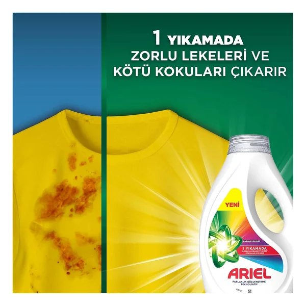 Ariel Sıvı Çamaşır Deterjanı Renklilere Özel 32 Yıkama - Görsel 3
