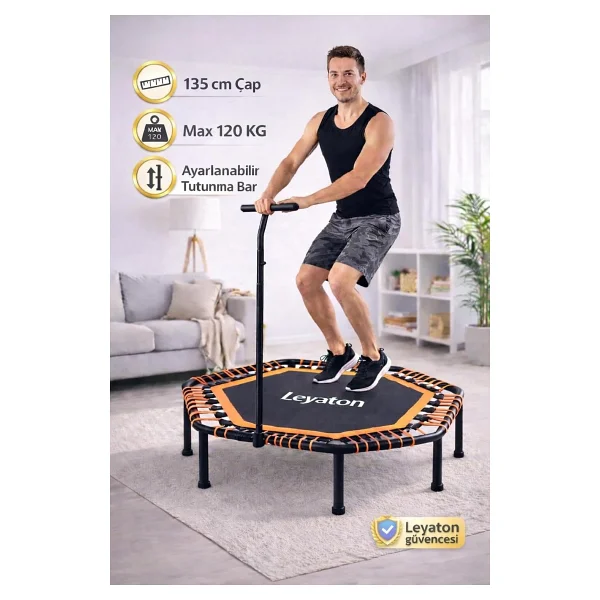 Slipt 135 cm ''(54 Inç) Tutmalı Step Trambolin - Görsel 2