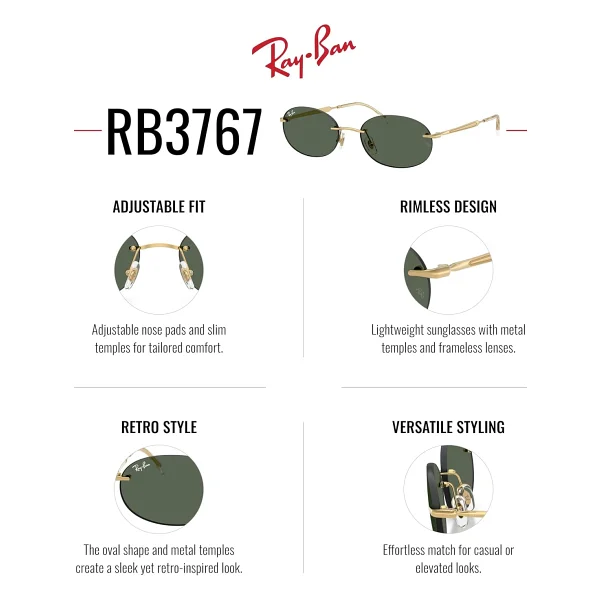 Ray-Ban 3767 Güneş Gözlüğü - Görsel 9