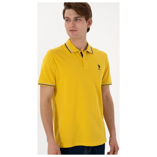U.S. Polo Assn 50306011 Kısa Kolu Polo Yaka Erkek Tişört - Görsel 4