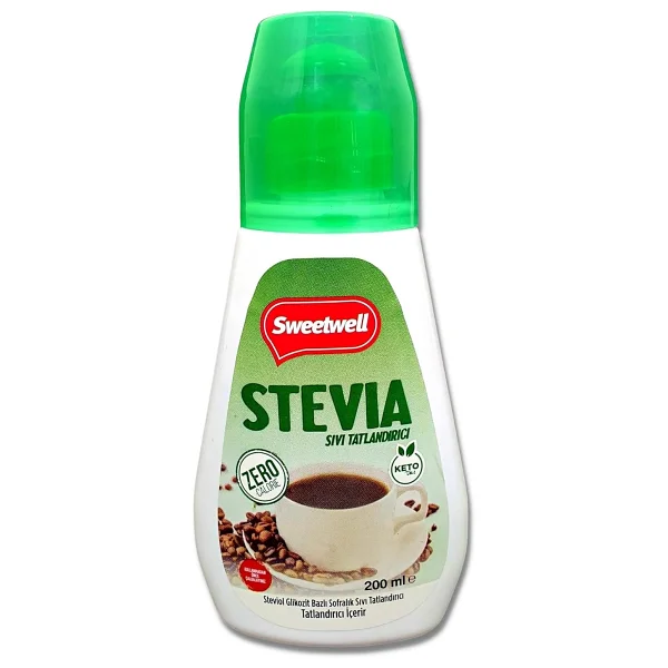Sweetwell Stevia Sıvı Tatlandırıcı 200 ml - Görsel 3