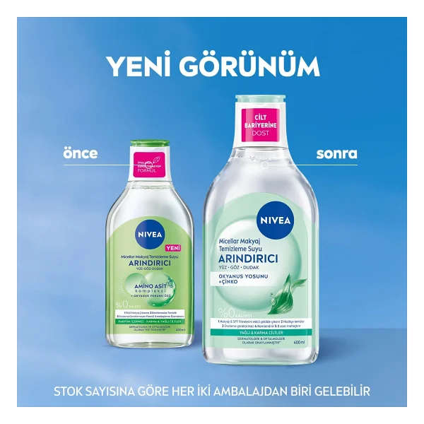 Nivea Micellar Arındırıcı 400 ml Makyaj Temizleme Suyu - Görsel 7