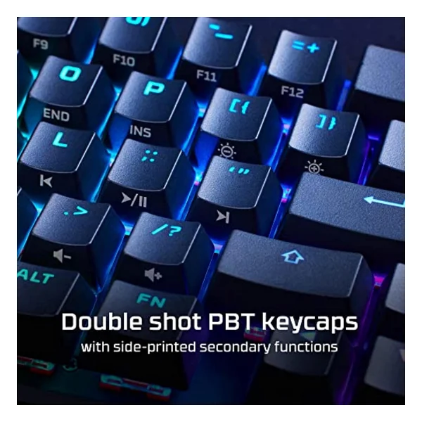 HyperX Alloy Origins RGB %65 TKL Aqua Kablolu Mekanik Oyuncu Klavyesi - Görsel 3