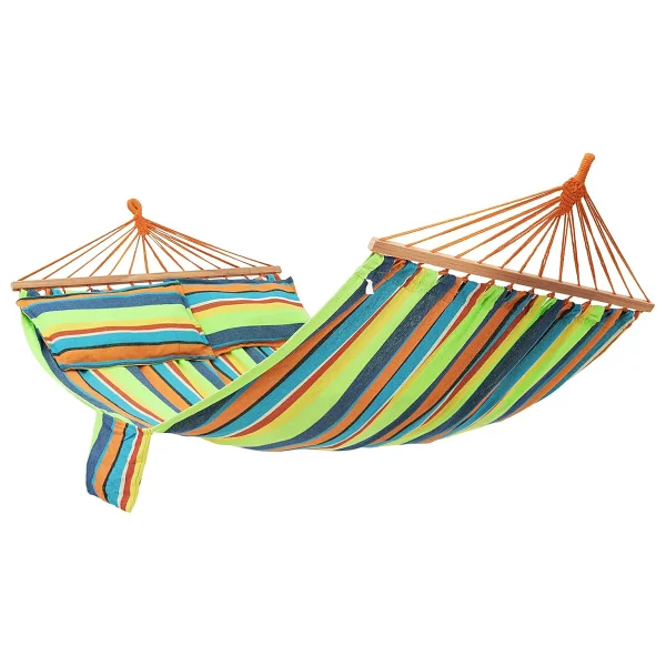 Songmics GDC22M hamak, dış mekan çok kişilik, çubuk hamak, 200 x 150 cm, TÜV Rheinland, 300 kg, bej - Görsel 6
