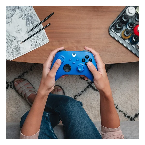 Microsoft Xbox Series 9. Nesil Mavi Kablosuz Oyun Kolu (Microsoft Türkiye Garantili) - Görsel 8
