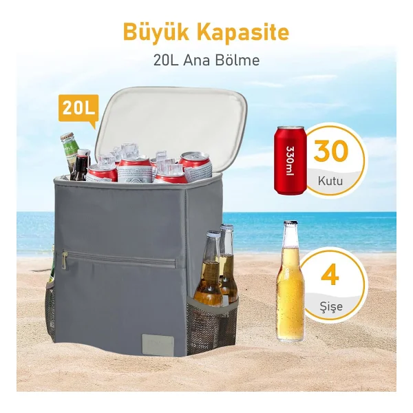 Haegs 20 lt Termos Soğutucu Sırt Çantası - Görsel 5