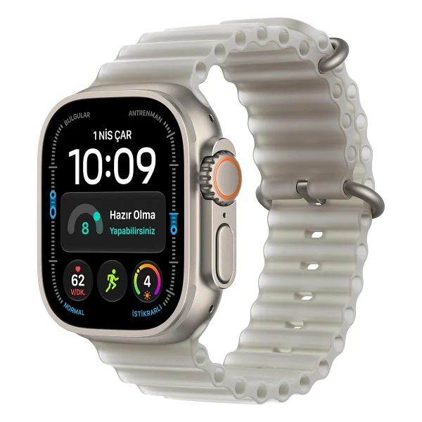 Apple Watch Ultra 4 GPS + Cellular 49mm Siyah Titanyum Kasa Akıllı Saat - Görsel 9