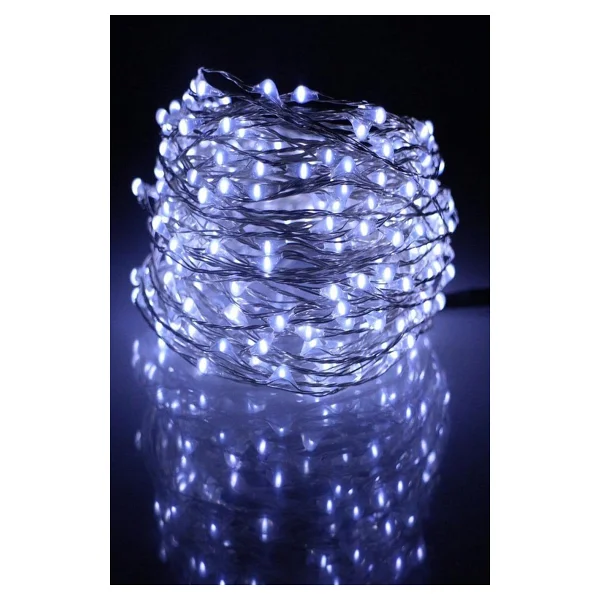 Pilli 5 Metre Dekoratif Peri Led Beyaz Aydınlatma Süsleme Lambası - Görsel 2