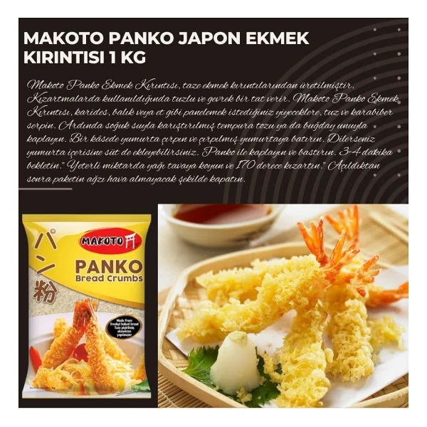 Panko - Japon Ekmek Kırıntısı 1 Kg - Görsel 2