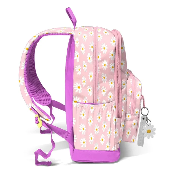 Coral High 33224 Papatya Desenli 4 Bölmeli Okul Sırt Çantası - Görsel 5