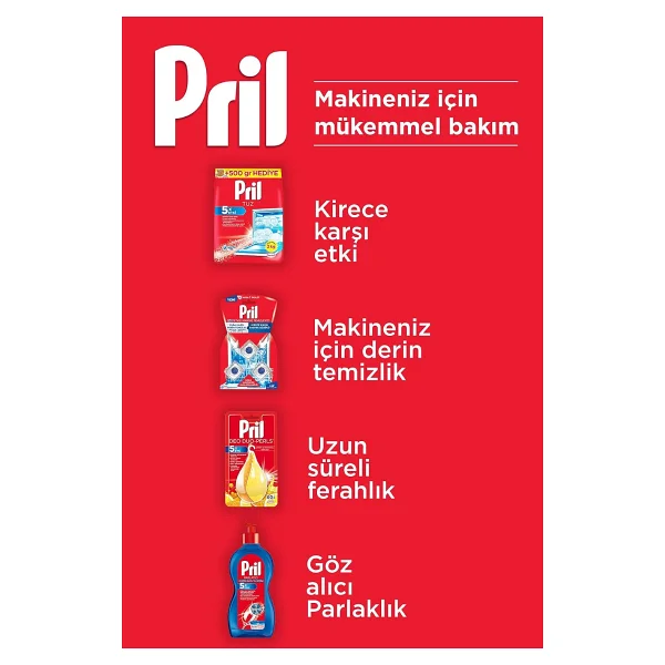 Pril Duo Power Experts Bulaşık Makinesi Tuzu 2 kg - Görsel 5