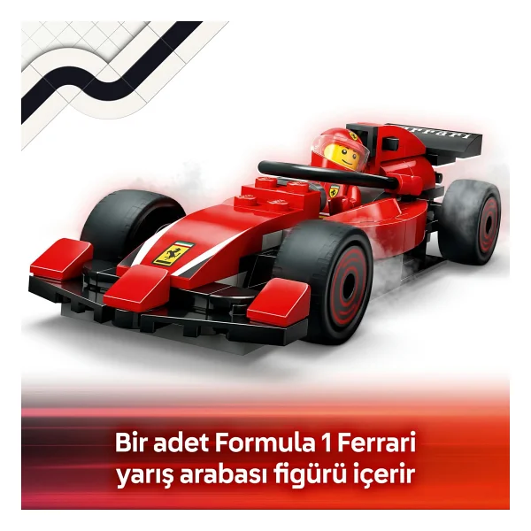 Lego 60443 City Ferrari Arabalı F1 Pit Stop ve Pit Ekibi - Görsel 8