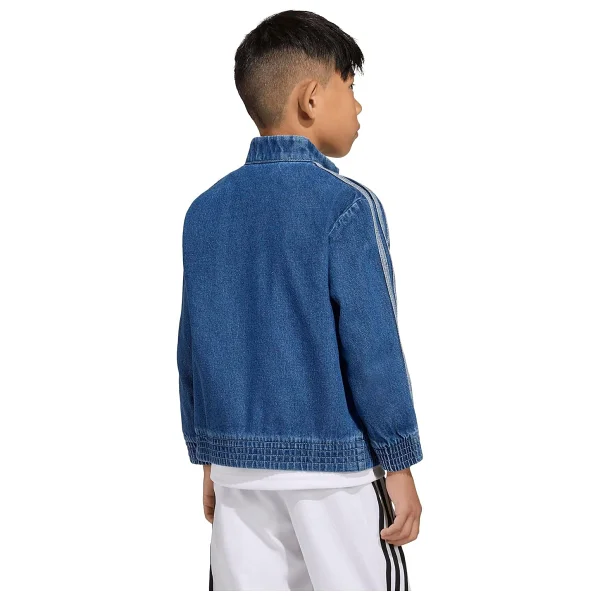 adidas Firebird Denim Çocuk Mavi Ceket - Görsel 7