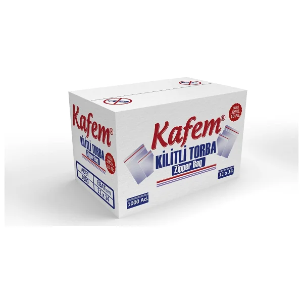 11 X 14 cm Kilitli Poşet / Naylon Torba ( 4.000 Adet ) - Kafem - Görsel 2