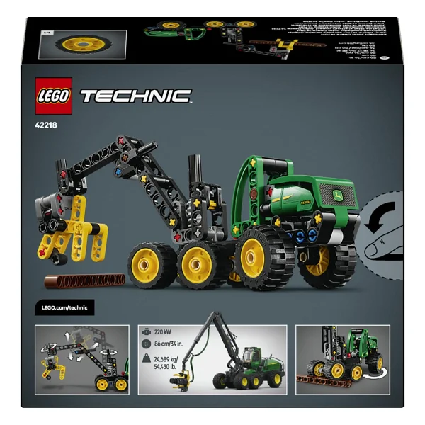 Lego 42218 Technic John Deere 1470H Tekerlekli Orman Makinesi - Görsel 8
