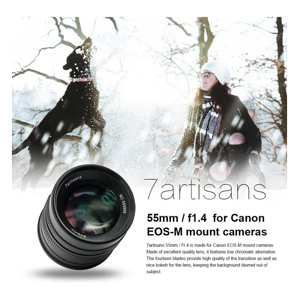 7Artisans MF 55mm f/1.4 Canon Lens - Görsel 7