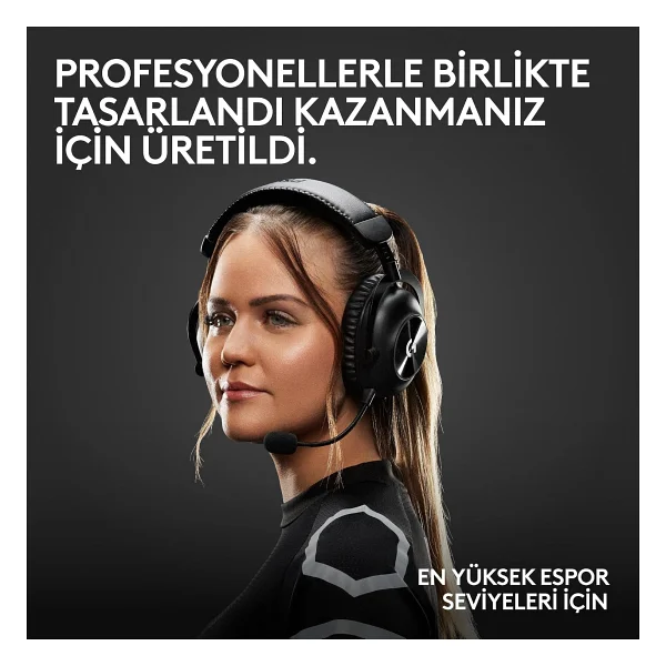Logitech G Pro X 2 Lightspeed Beyaz 7.1 Kablolu/Kablosuz Kulak Üstü Oyuncu Kulaklığı - Görsel 2