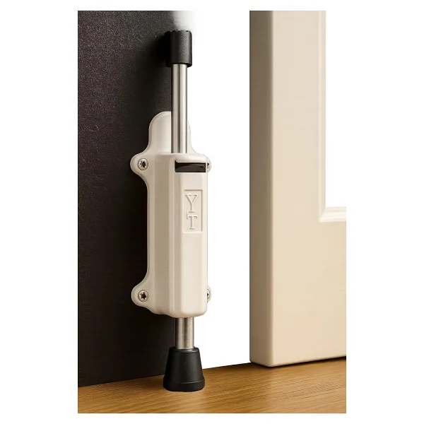 Proalet Basmalı Kapı Stoperi, 4 Vida Dahil, Dayanıklı Metal, Kolay Montajlı, Modern Tasarımlı Kapı Tutucu, Estetik ve Ergonomik İç Mekan Aksesuarı (Beyaz) - Görsel 3