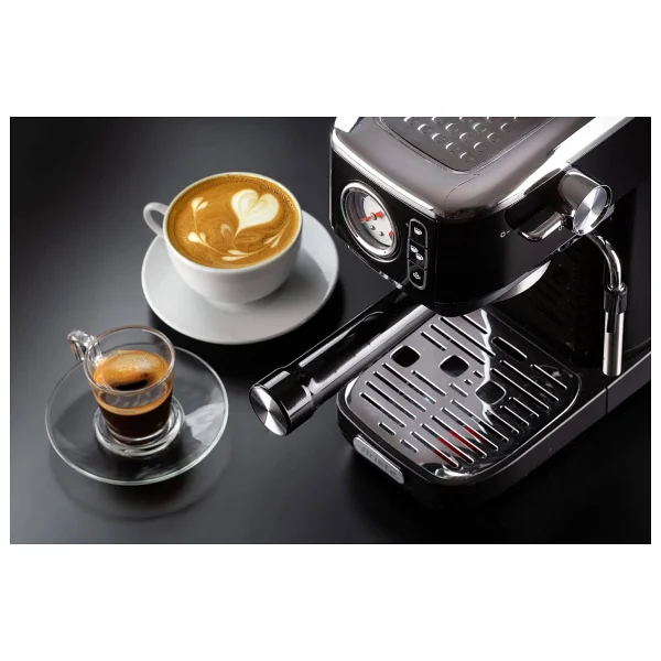 Ariete Moderna Slim 1381/32 Siyah Manuel Espresso Makinesi - Görsel 5