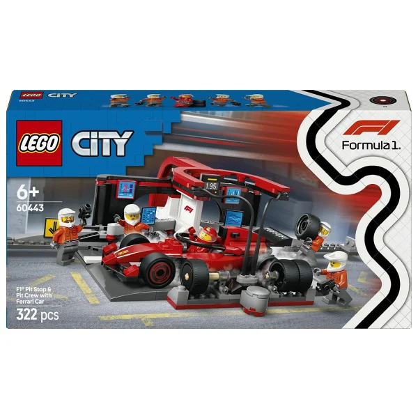 Lego 60443 City Ferrari Arabalı F1 Pit Stop ve Pit Ekibi - Görsel 3