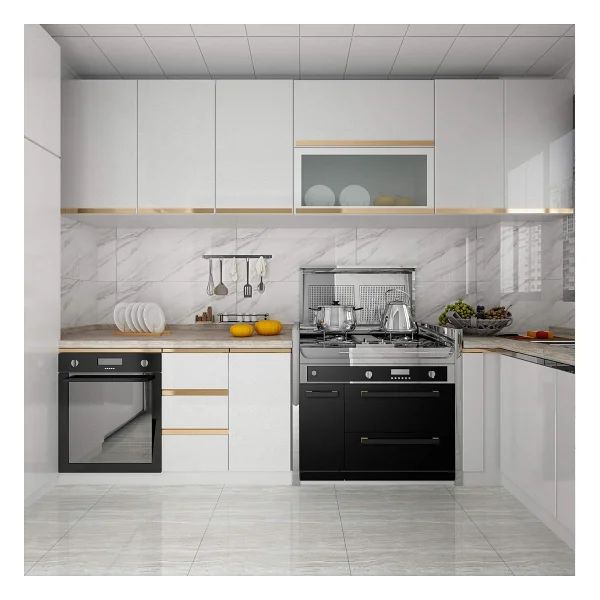 Livelynine 40 cm x 5 m Parlak Beyaz Temaslı Kağıt Yapışkan Arka Plastik Kendinden Yapışkanlı Vinil Sargı Düz Duvar Kağıdı Mutfak Tezgahı Banyo Dolabı Mutfak Dolapları Kapı Mobilya Çıkartmaları Parlak - Görsel 4