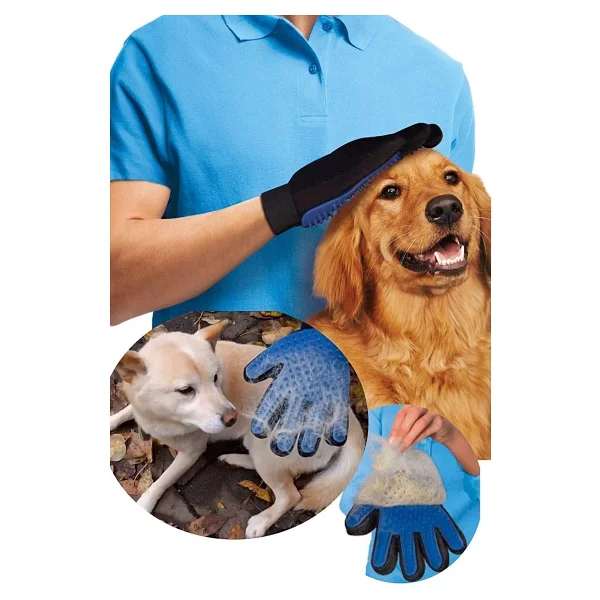 Orret Home Kedi Tüy Toplama Kaşıma Eldiveni Kedi Köpek Tüy Tarama Eldiveni Tüy Eldiveni (ASORTİ RENK) - Görsel 2