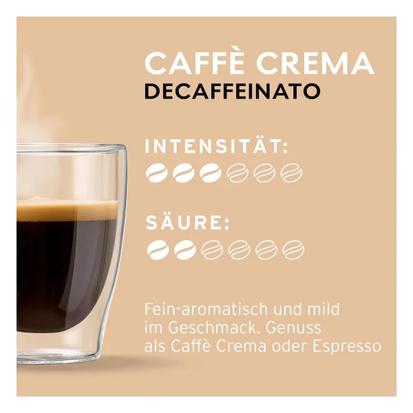 Tchibo Cafissimo Caffe Crema Decaffeinato Kapsül Kahve 10'lu - Görsel 3