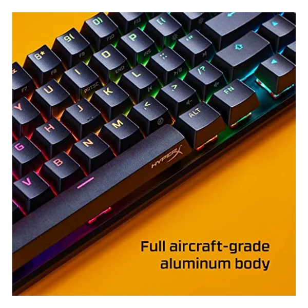HyperX Alloy Origins RGB %65 TKL Aqua Kablolu Mekanik Oyuncu Klavyesi - Görsel 2