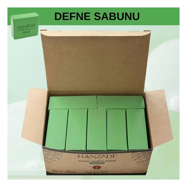 Hanzade Bitkisel Doğal El Yapımı Hatay Defne Sabunu 2 KG - Görsel 3
