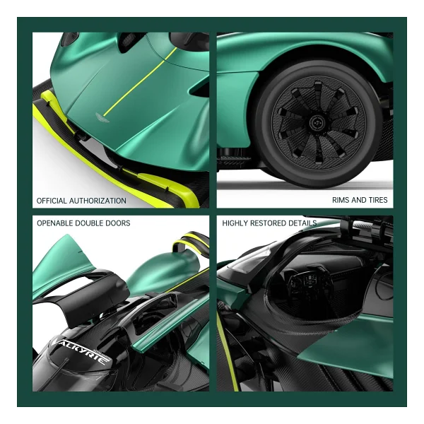 Rastar 1:14 Aston Martin Valkyrie Amr Pro 92100 Uzaktan Kumandalı Araba - Görsel 5