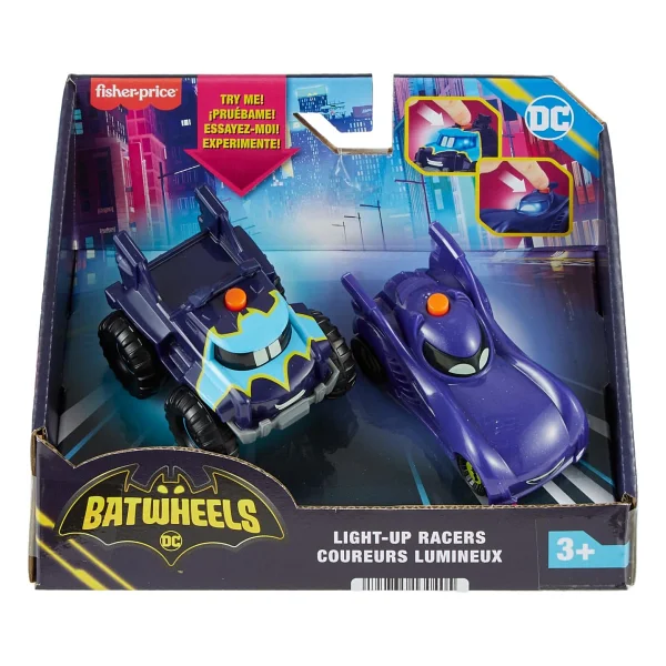 Fisher Price Batwheels Bam & Buff Işıklı Yarışcılar HML25 - Görsel 10
