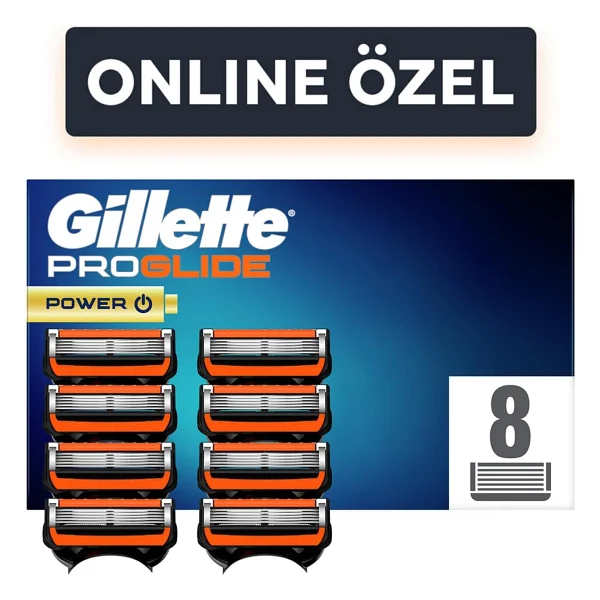 Gillette Fusion 5 Proglide Power 8'li Yedek Tıraş Bıçağı - Görsel 3