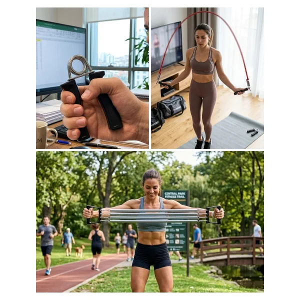 Ev Fitness Seti Kardiyo Ve Kas Geliştirme Egzersiz Seti - Görsel 6