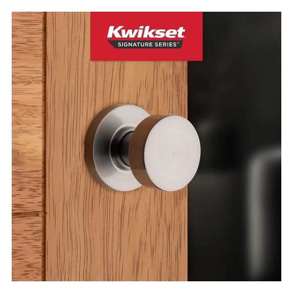 Kwikset 97200-890 Pismo Koridor/Dolap Kapı Tokmağı, Saten Nikel - Görsel 2