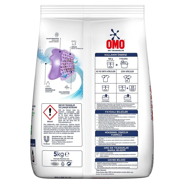Omo 5 kg Toz Deterjan - Görsel 3