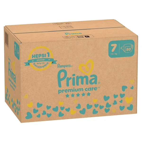 Prima Premium Care 7 Numara XX Large 80'li Bebek Bezi - Görsel 2