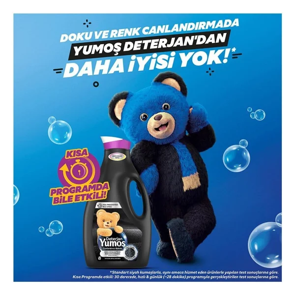 Yumoş Siyahlar için Sıvı Deterjan 42 Yıkama 2.52 lt - Görsel 3