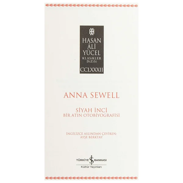 Siyah İnci - Anna Sewell İş Bankası Kültür Yayınları - Görsel 7