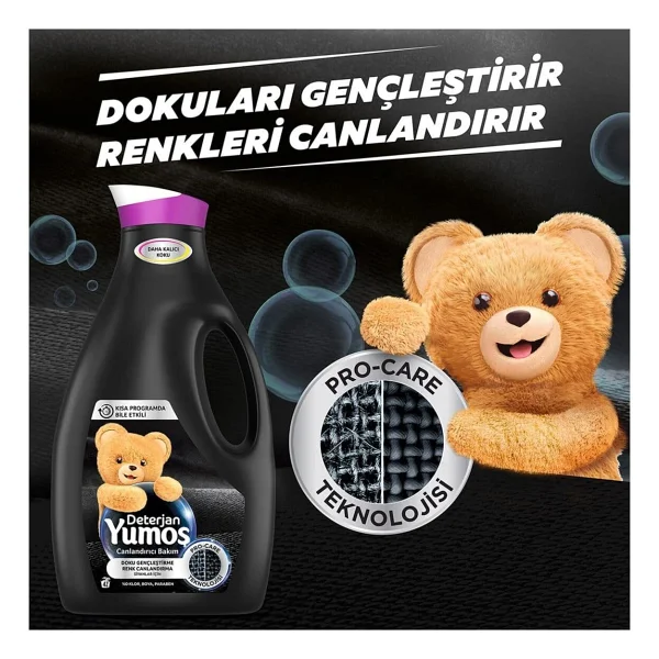 Yumoş Siyahlar için Sıvı Deterjan 42 Yıkama 2.52 lt - Görsel 4