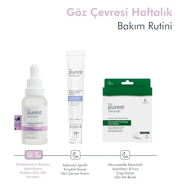The Purest Solutions Caffeine 5% + Vitamin C Aydınlatıcı Göz Altı Serumu 30 ml - Görsel 4