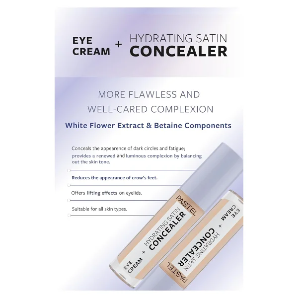 Pastel Eye Cream + Hydrating Satin 4.3 ml Likit Kapatıcı - Görsel 7