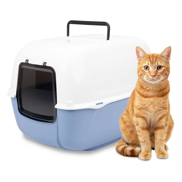 M-Pets Eco Tanta Desert Sand Üstten Kapaklı Kedi Tuvaleti - Görsel 3
