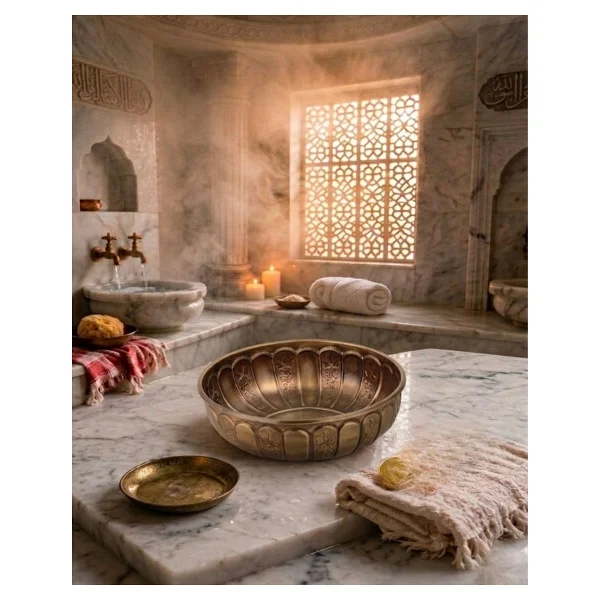 American Monarch HAMAM TASI METAL (antik sarı) - Görsel 2