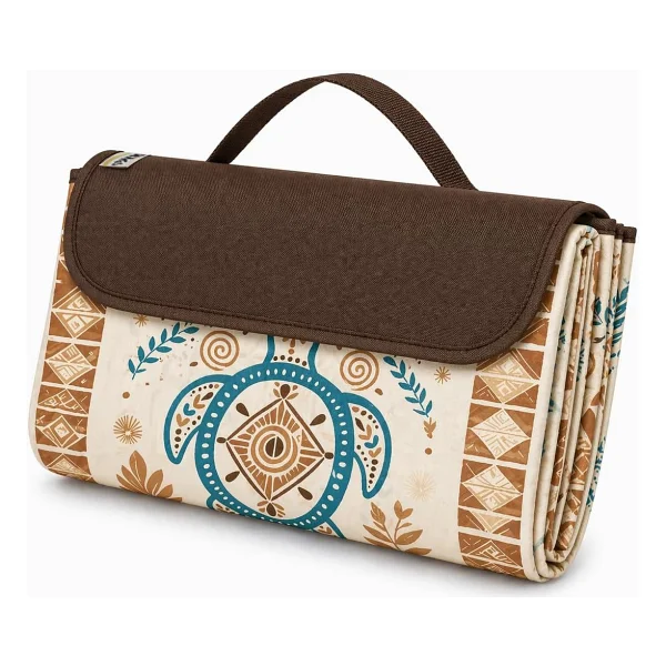 Haegs Piknik Örtüsü, Çanta Kamp Matı, Plaj Matı, Piknik Yer Örtüsü, Seyahat, Kamp, Outdoor, Park Çim Kum Tutmaz, Su Geçirmez, Kullanışlı Çanta Model, Katlanabilir 200x150cm - Adventure - Görsel 10