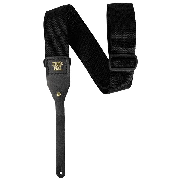 Ernie Ball Polypro Black Akustik Gitar Askısı Siyah - Görsel 3